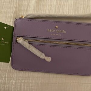 NWT Kate Spade Lavender Wristlet